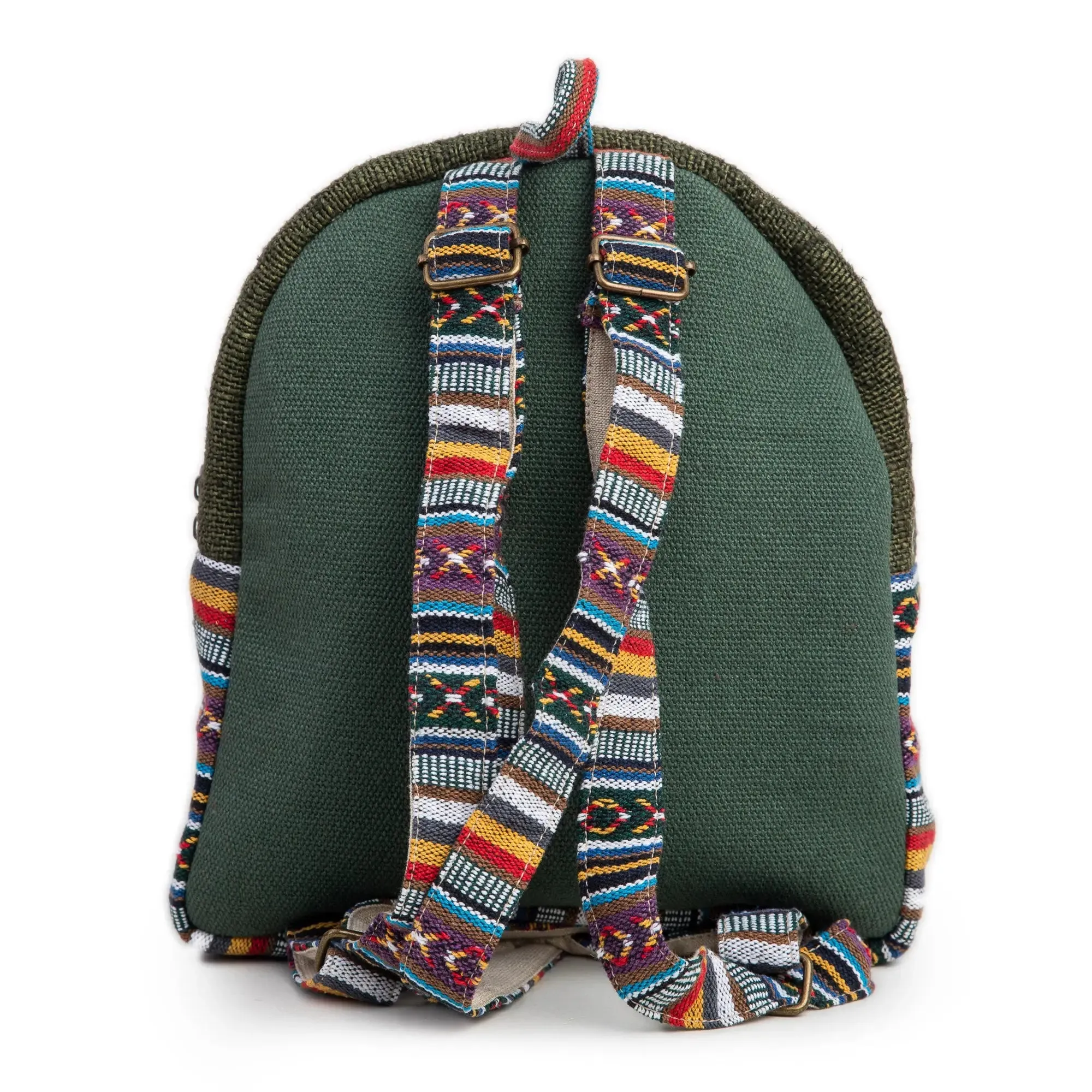 Mini Green Hemp Bag: On-The-Go Chic