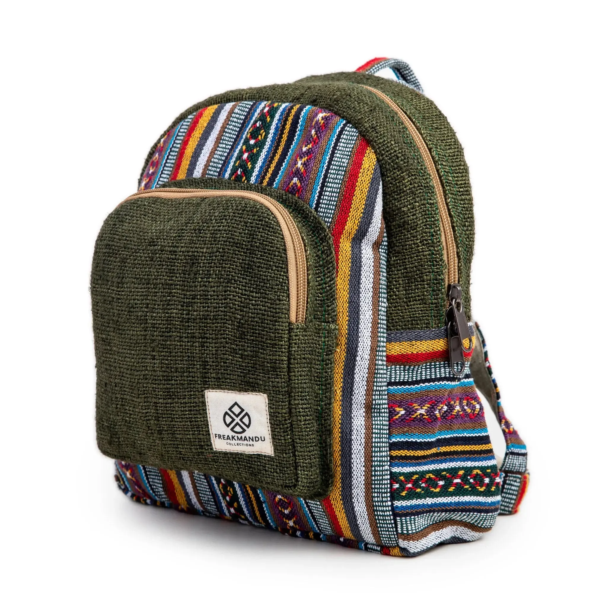 Mini Green Hemp Bag: On-The-Go Chic