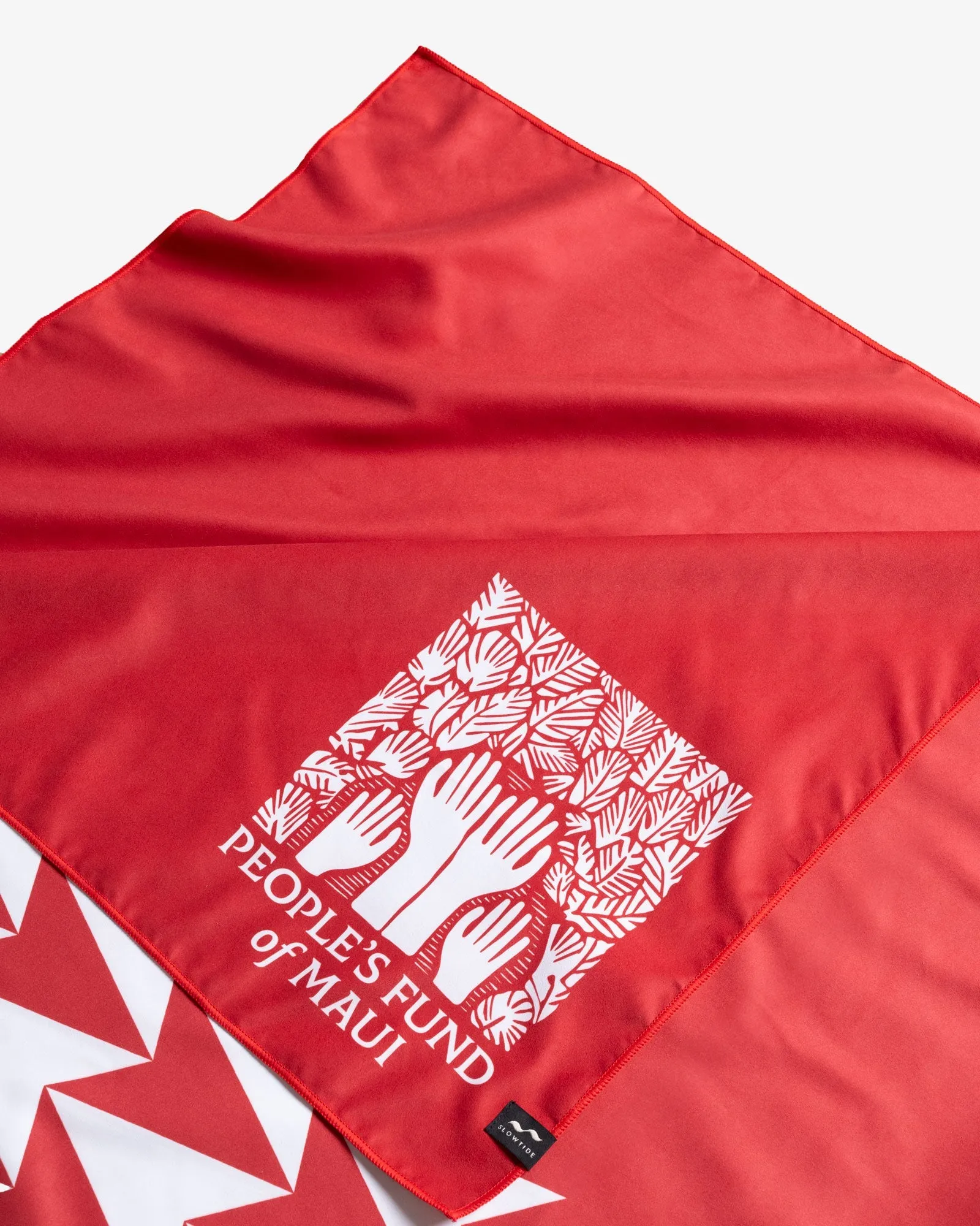 People's Fund of Maui Quick Dry Towel (Slowtide) - Red / White