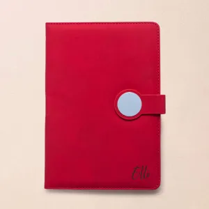 Personalised Executive A5 Round Buckle Notebook