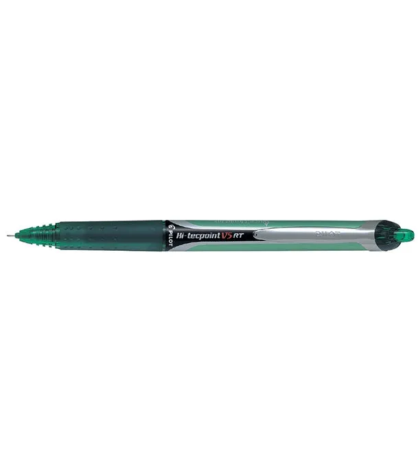 Pilot Pen Hi Tecpoint V5 Retractable - Green