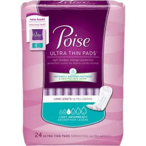 Poise® Pads Light Absorbency Ultra Thin - Thin Comfort
