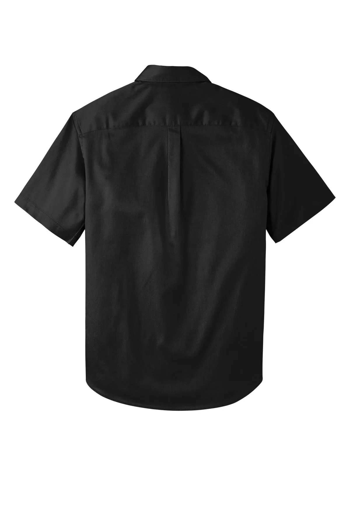 Port Authority® Short Sleeve SuperPro React™ Twill Shirt - Deep Black