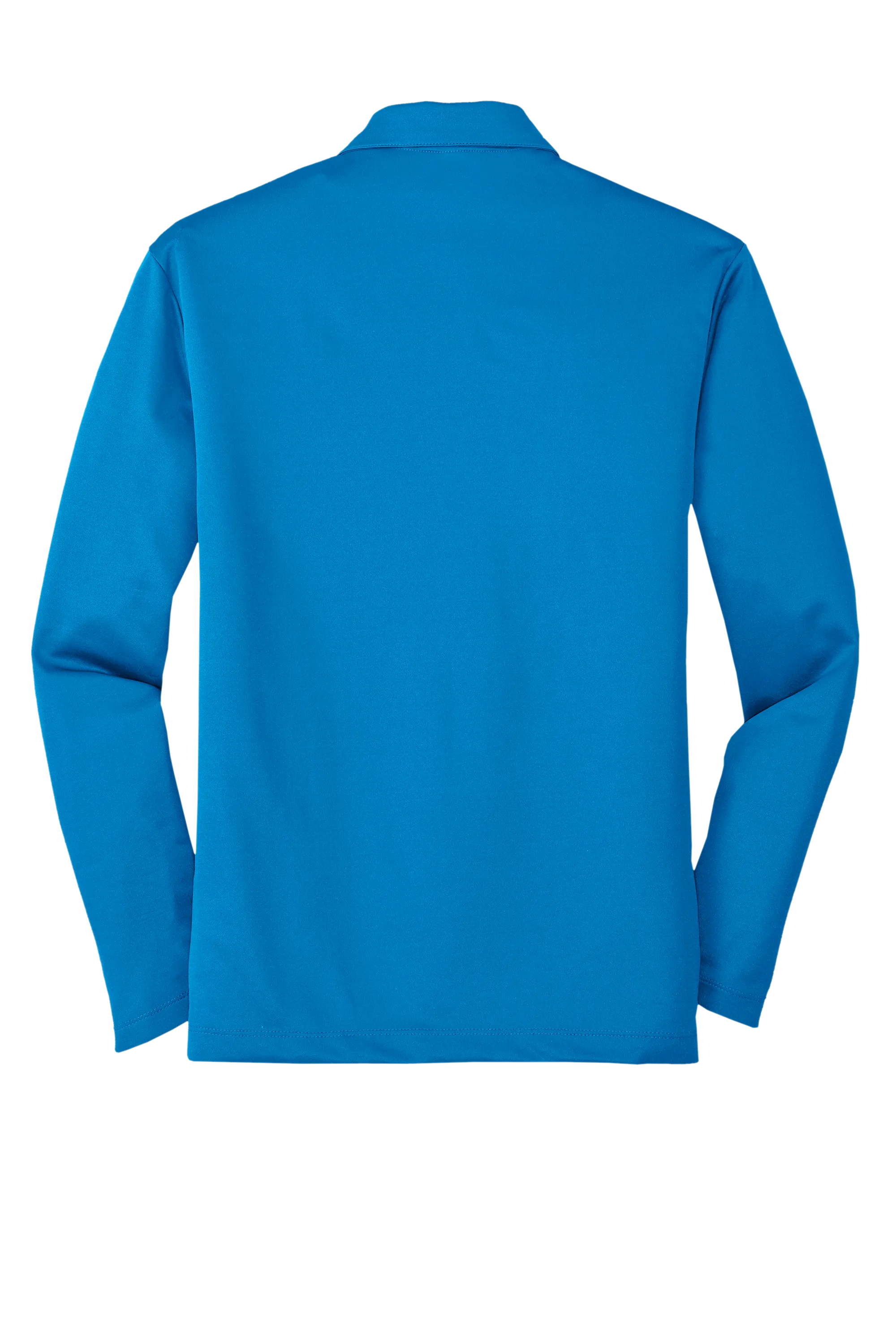 Port Authority® Silk Touch™ Performance Long Sleeve Polo - Brilliant Blue