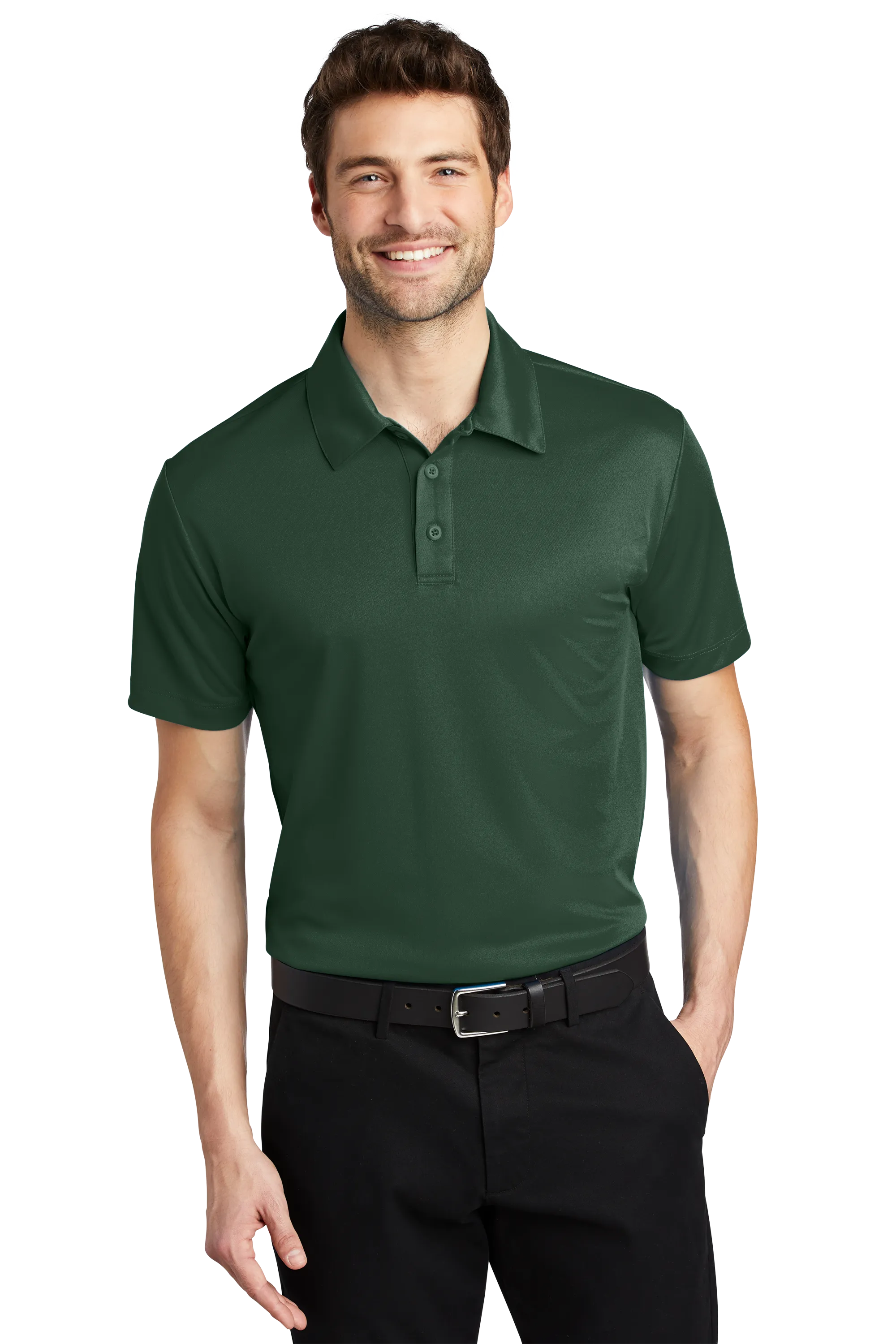 Port Authority® Silk Touch™ Performance Polo - Dark Green