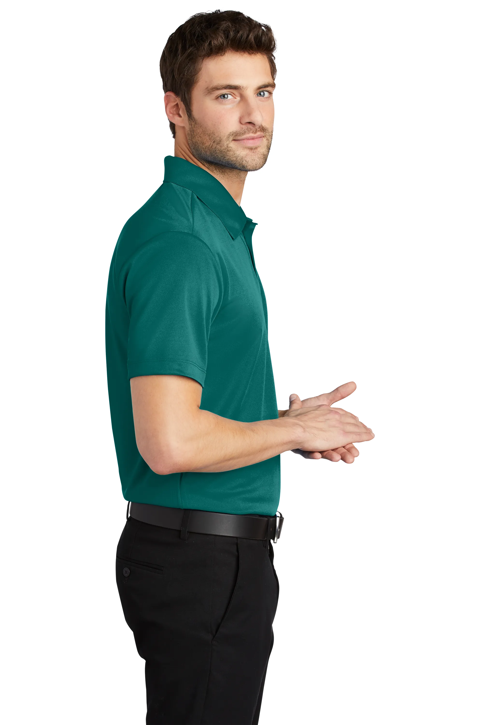 Port Authority® Silk Touch™ Performance Polo - Teal Green