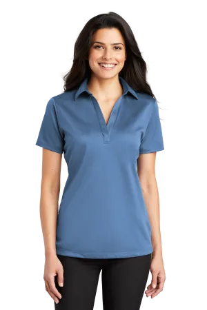 Port Authority® Women's Silk Touch™ Performance Polo - Carolina Blue