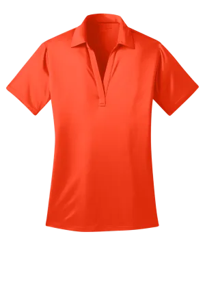 Port Authority® Women's Silk Touch™ Performance Polo - Neon Orange
