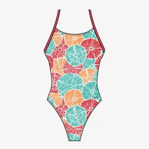 Printed Double Lace Back 1pc