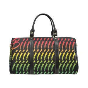 RAINBEAUX/RED/BLACK/GREEN BIIIIIIIIIIIIIIIIITCH SMALL TRAVEL BAGS
