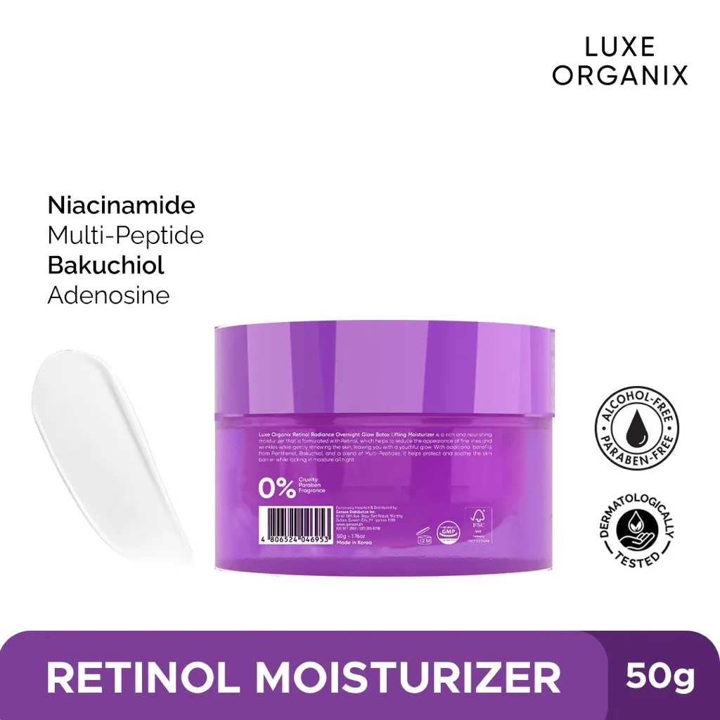 Retinol   Bakuchiol Overnight Radiant Glow Botox Lifting Moisturizer 50g
