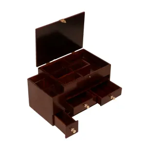 Roomy Wooden Desk Organizer