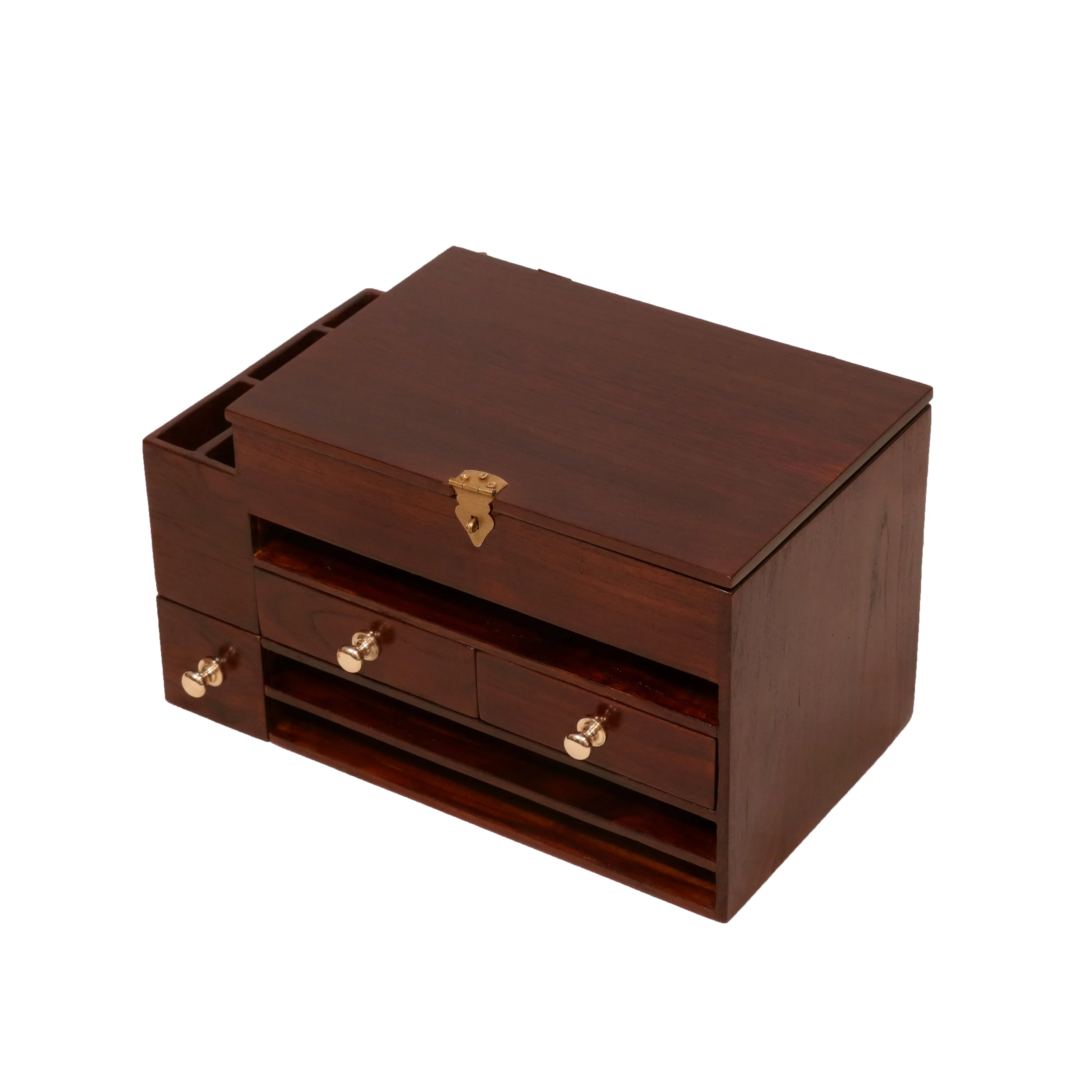 Roomy Wooden Desk Organizer