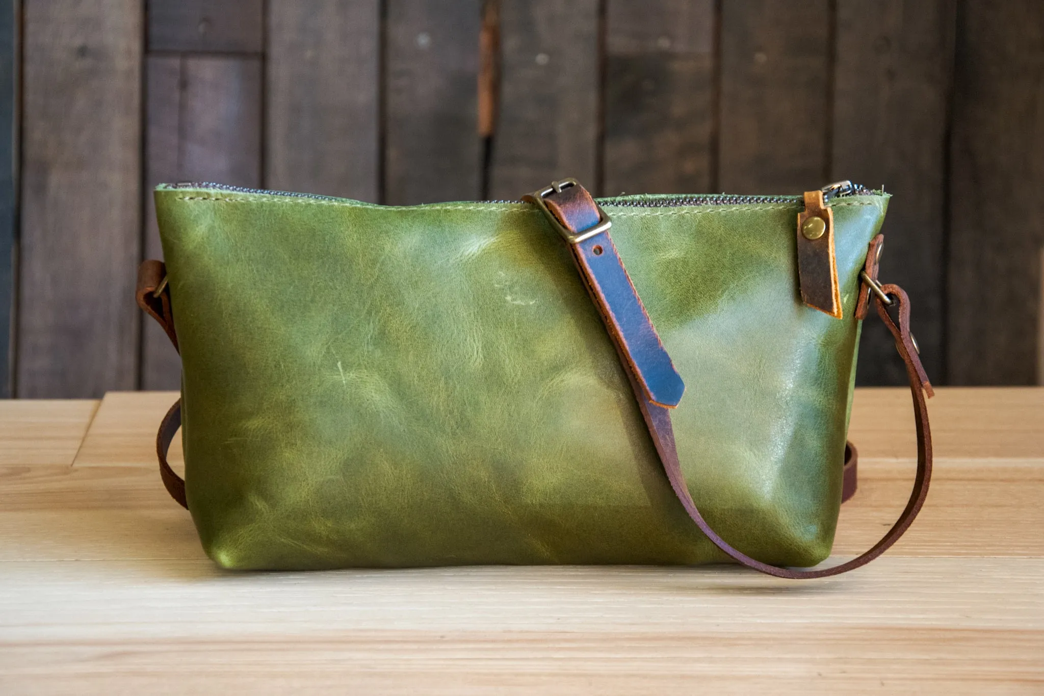 Special Edition Colors | Mini Leather Zip Bag | Handmade Purse