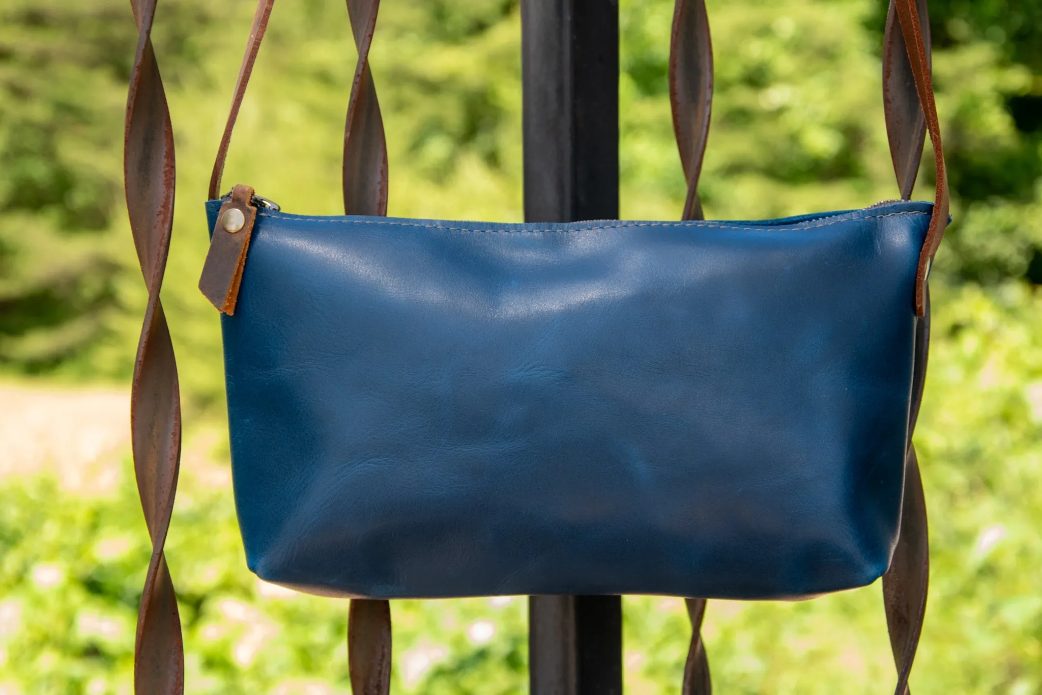 Special Edition Colors | Mini Leather Zip Bag | Handmade Purse