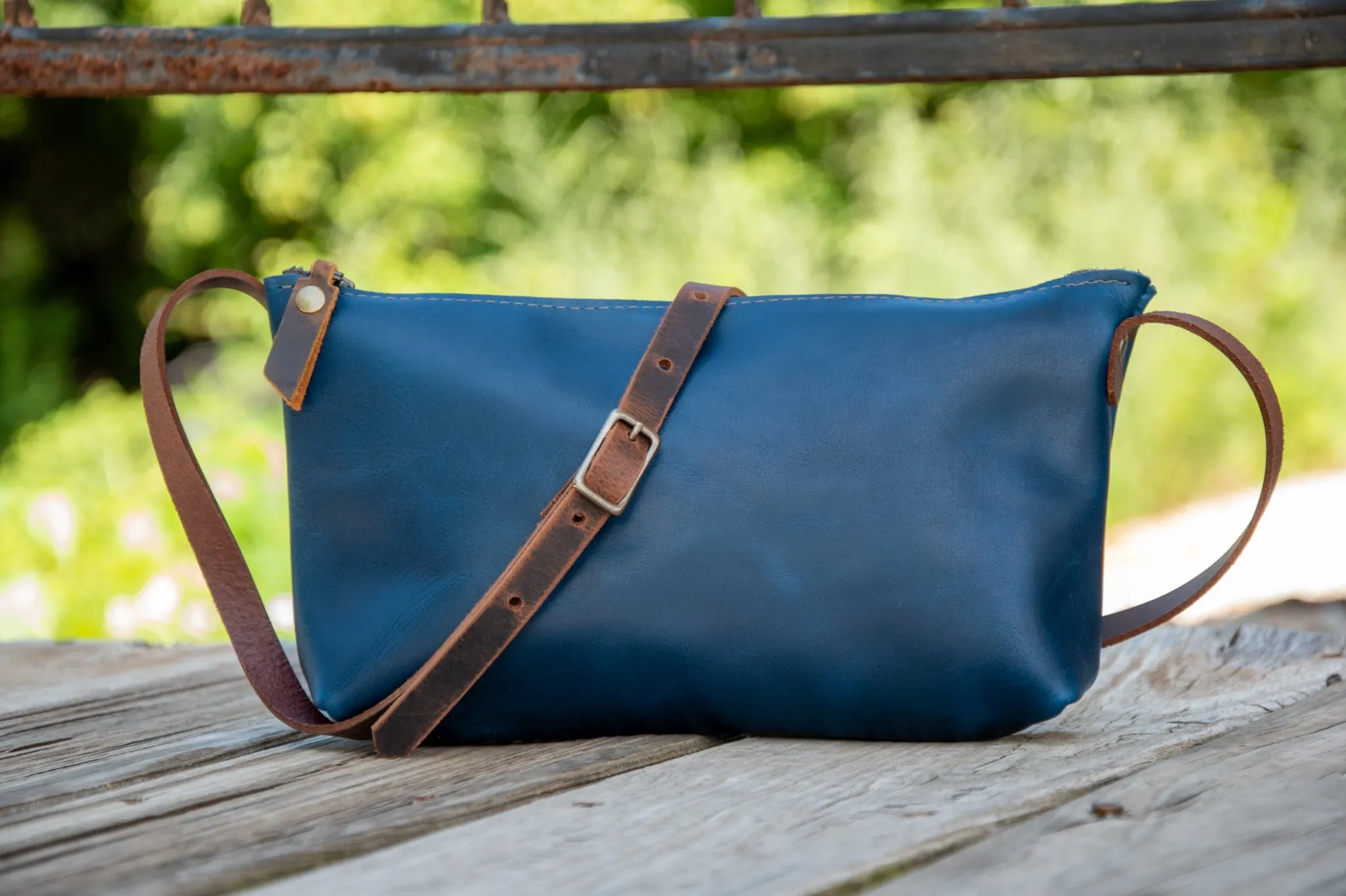 Special Edition Colors | Mini Leather Zip Bag | Handmade Purse