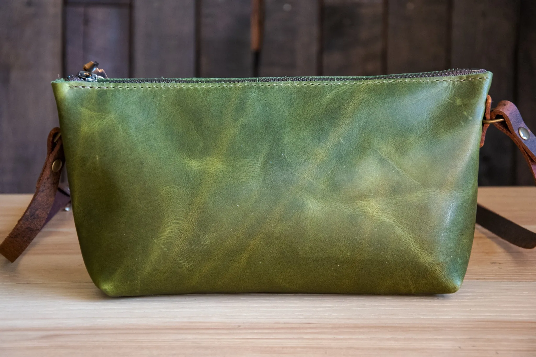 Special Edition Colors | Mini Leather Zip Bag | Handmade Purse