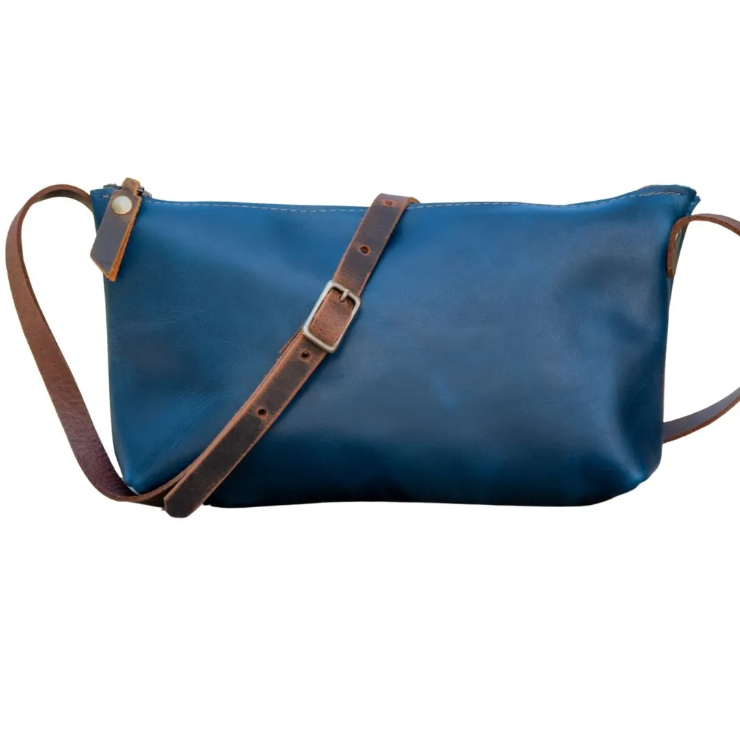 Special Edition Colors | Mini Leather Zip Bag | Handmade Purse