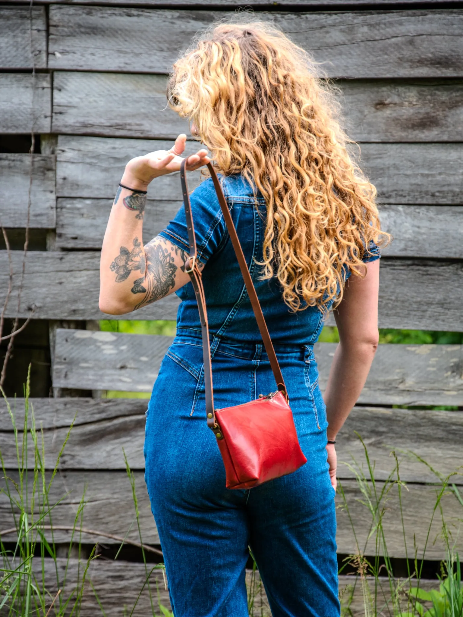 Special Edition Colors | Mini Leather Zip Bag | Handmade Purse