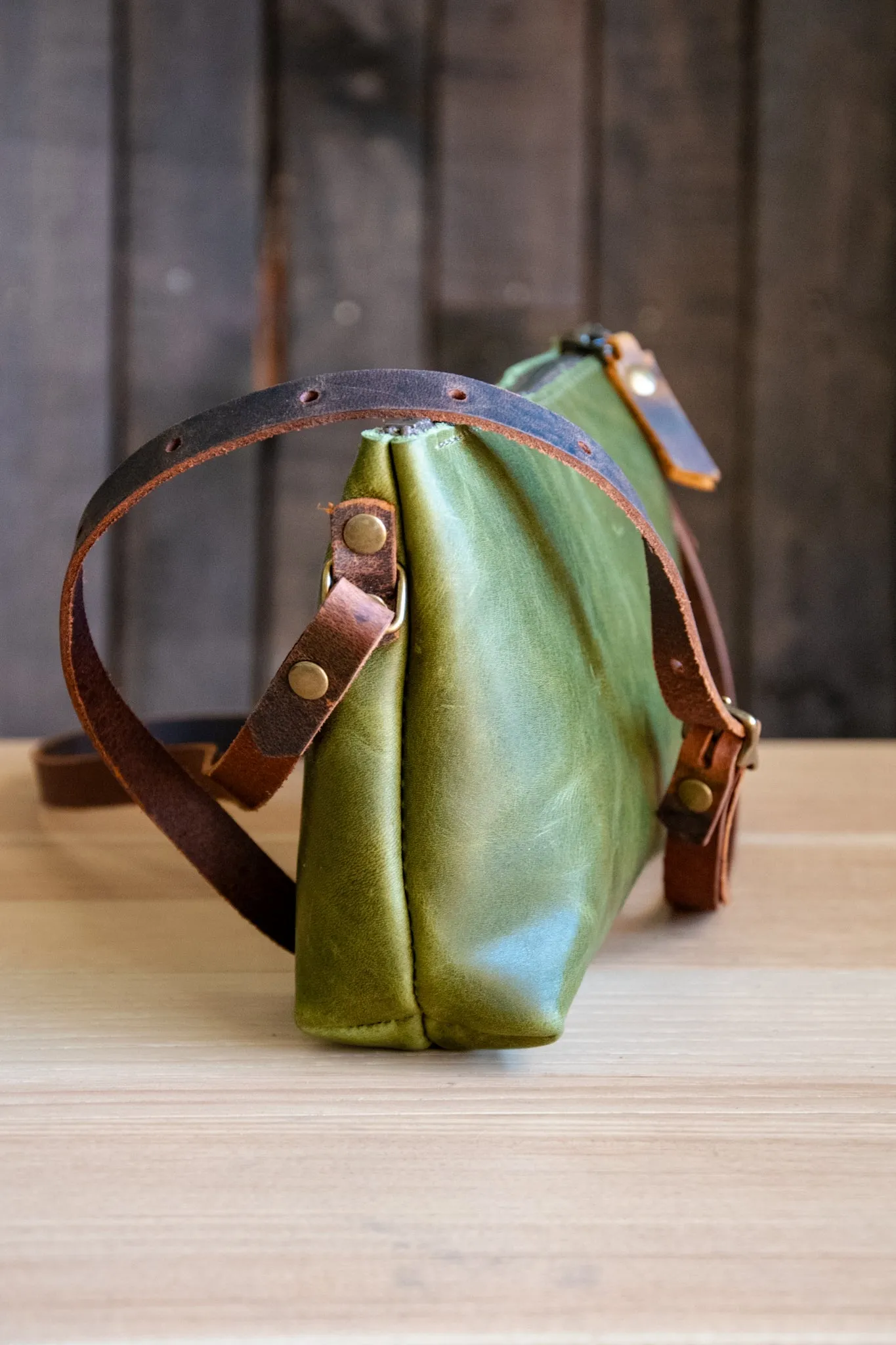 Special Edition Colors | Mini Leather Zip Bag | Handmade Purse