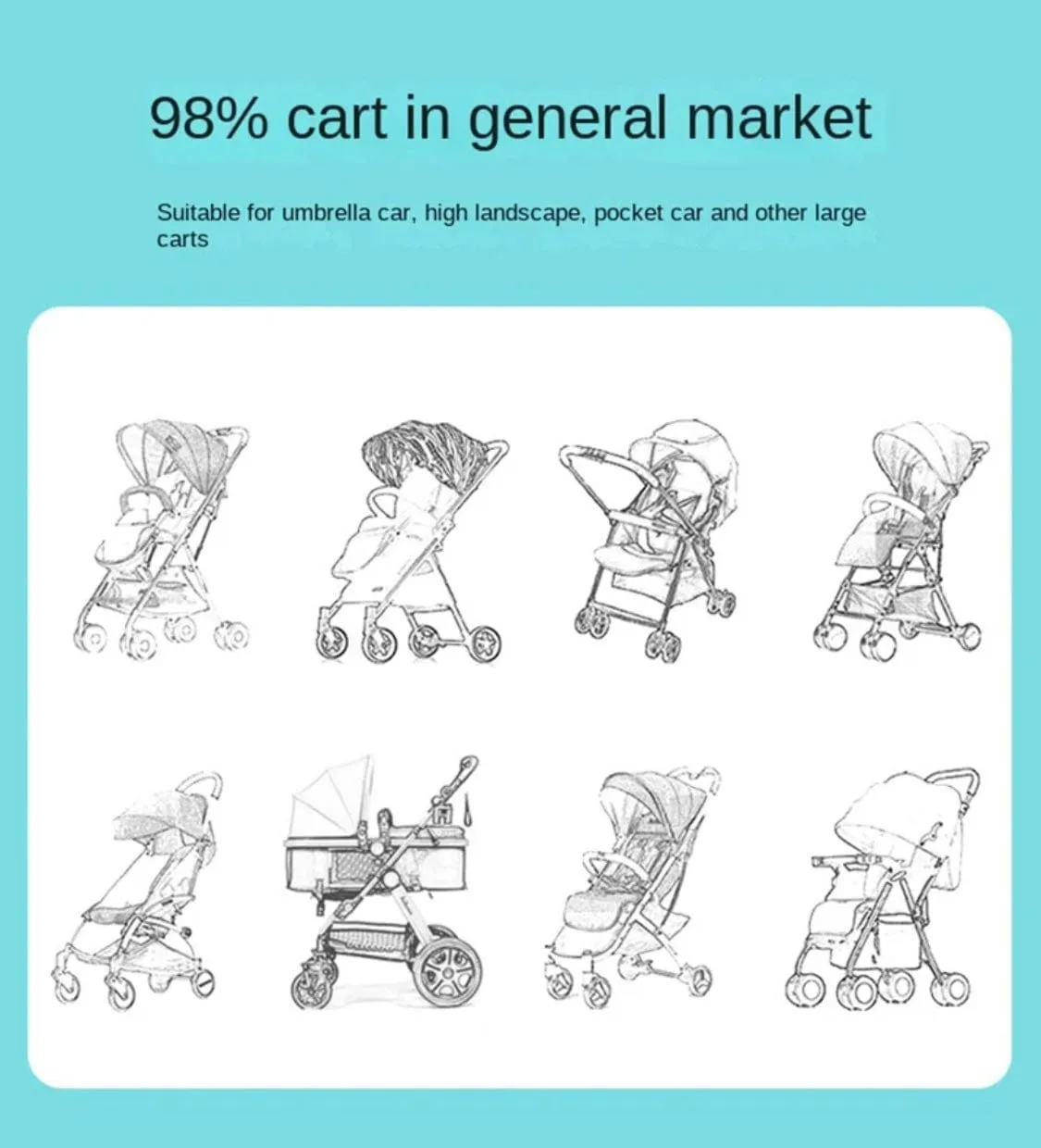Versatile Universal Stroller Footmuff Waterproof Cover /Sleeping Bag