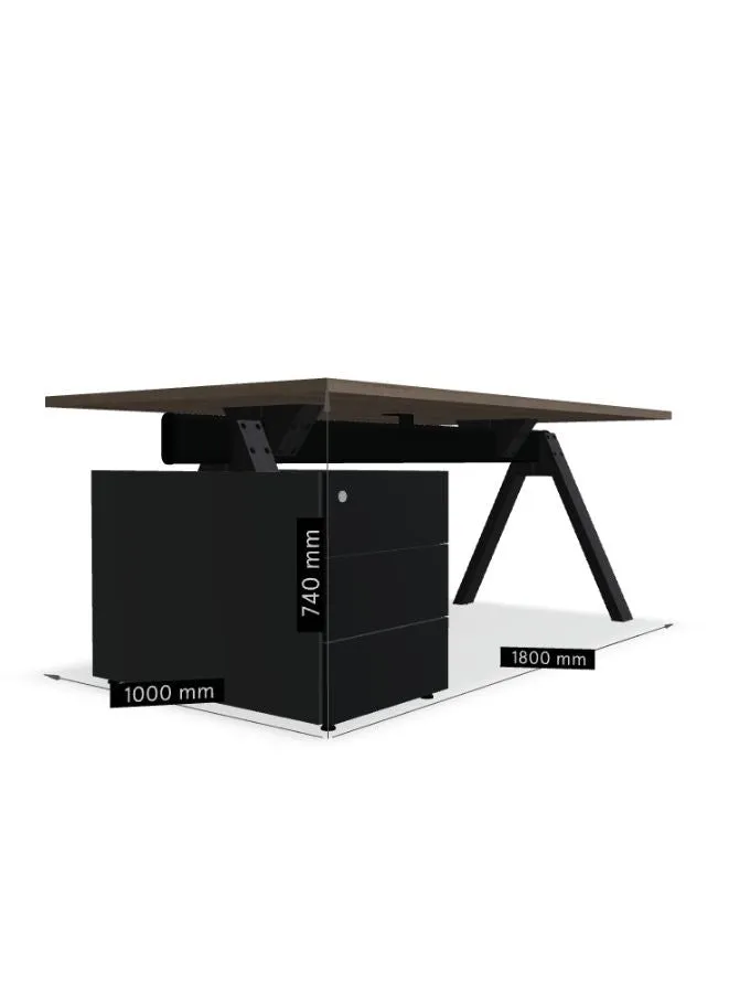Viga Executive Desk with Pedestal