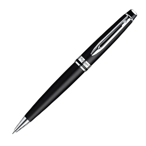 Waterman Expert Matte Black Chrome Trim Ball Pen