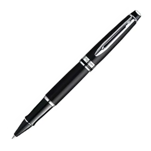 Waterman Expert Matte Black Chrome Trim Rollerball